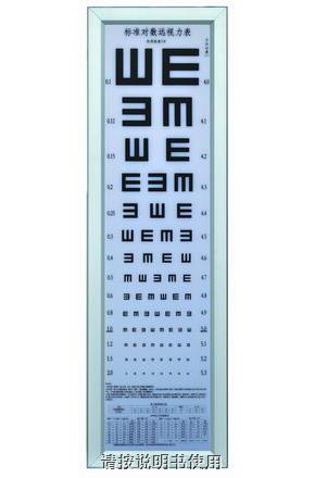 上海躍進LED 5M標準對數視力燈箱SLD-II-5M